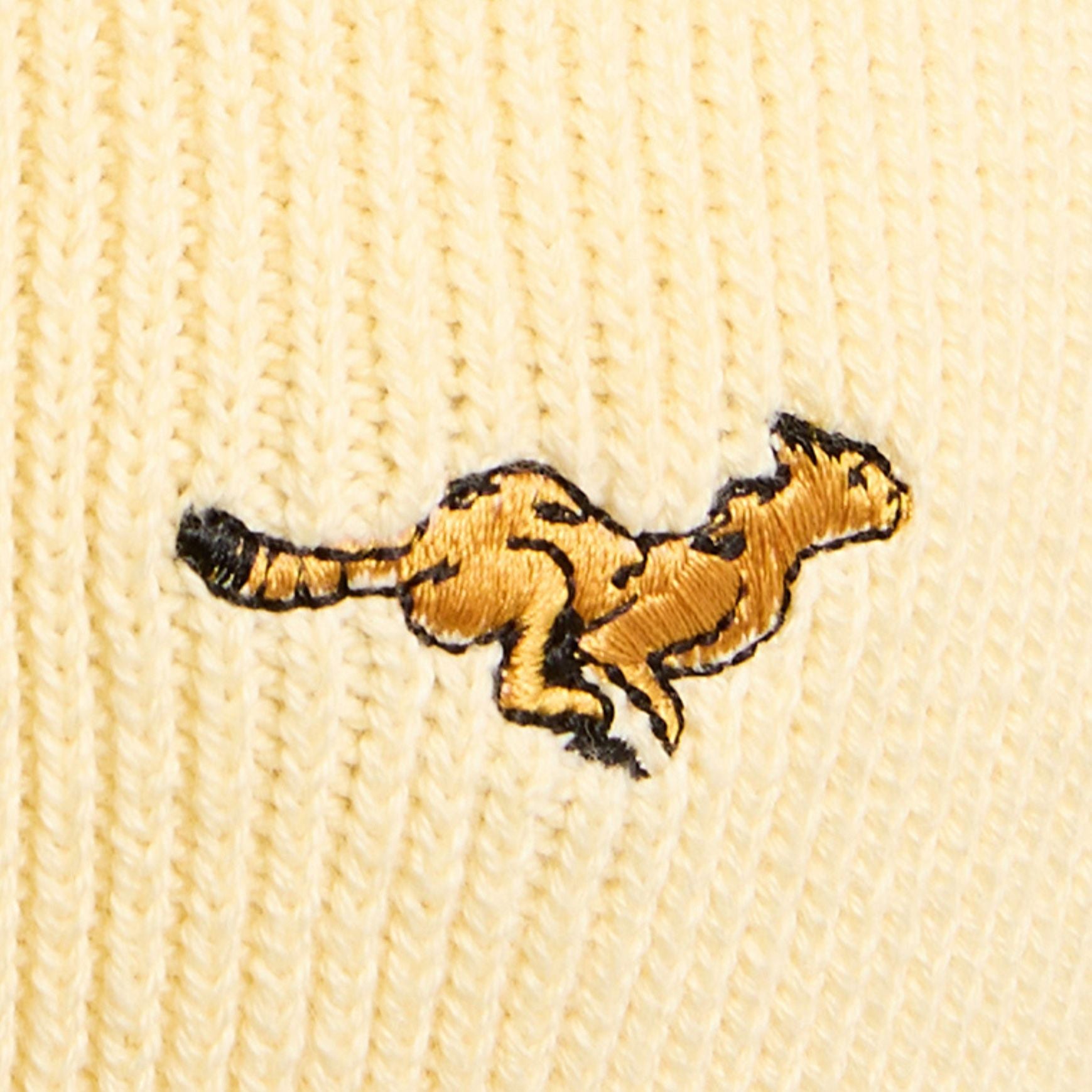 Polo cintré en coton brodé