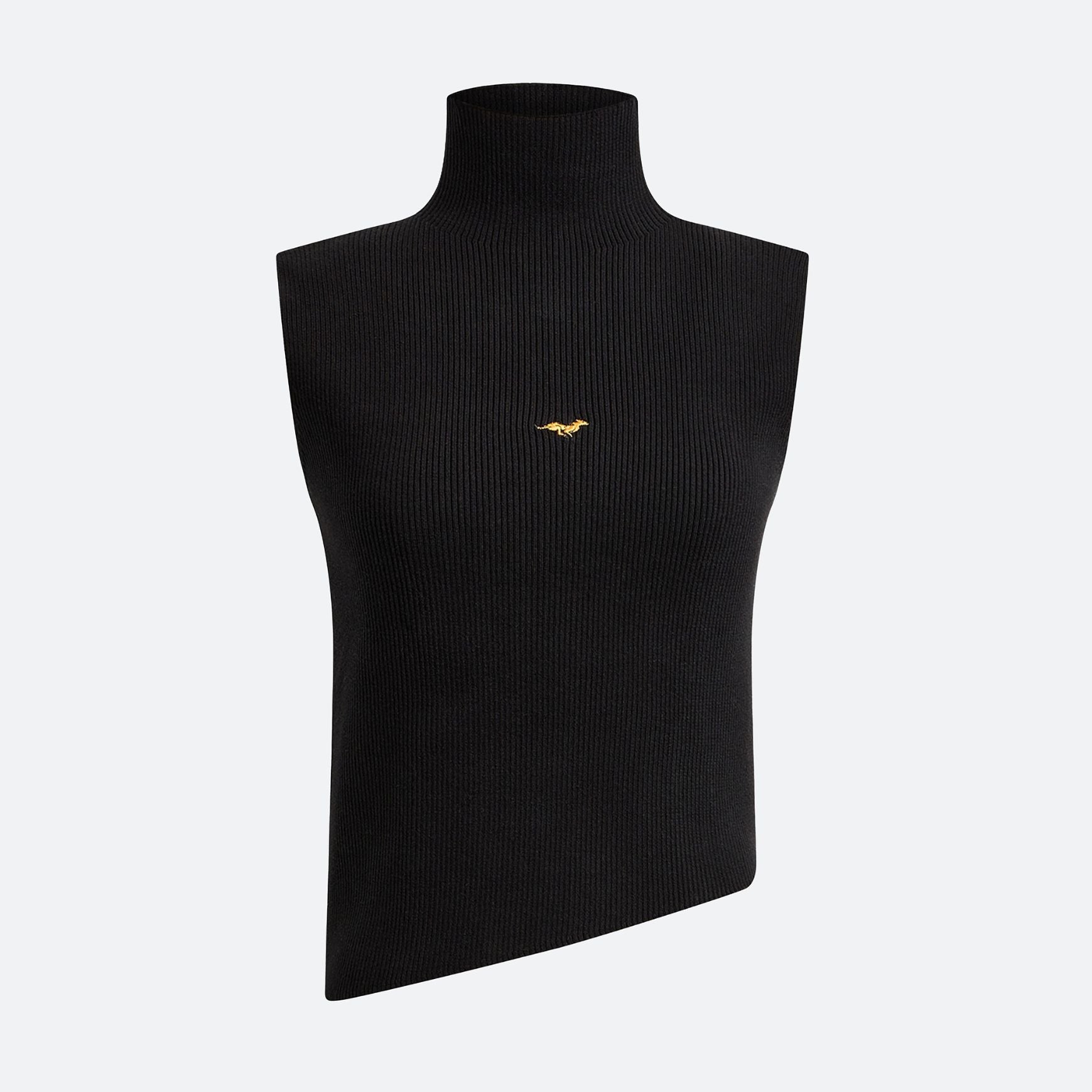 Débardeur en coton Pima côtelé